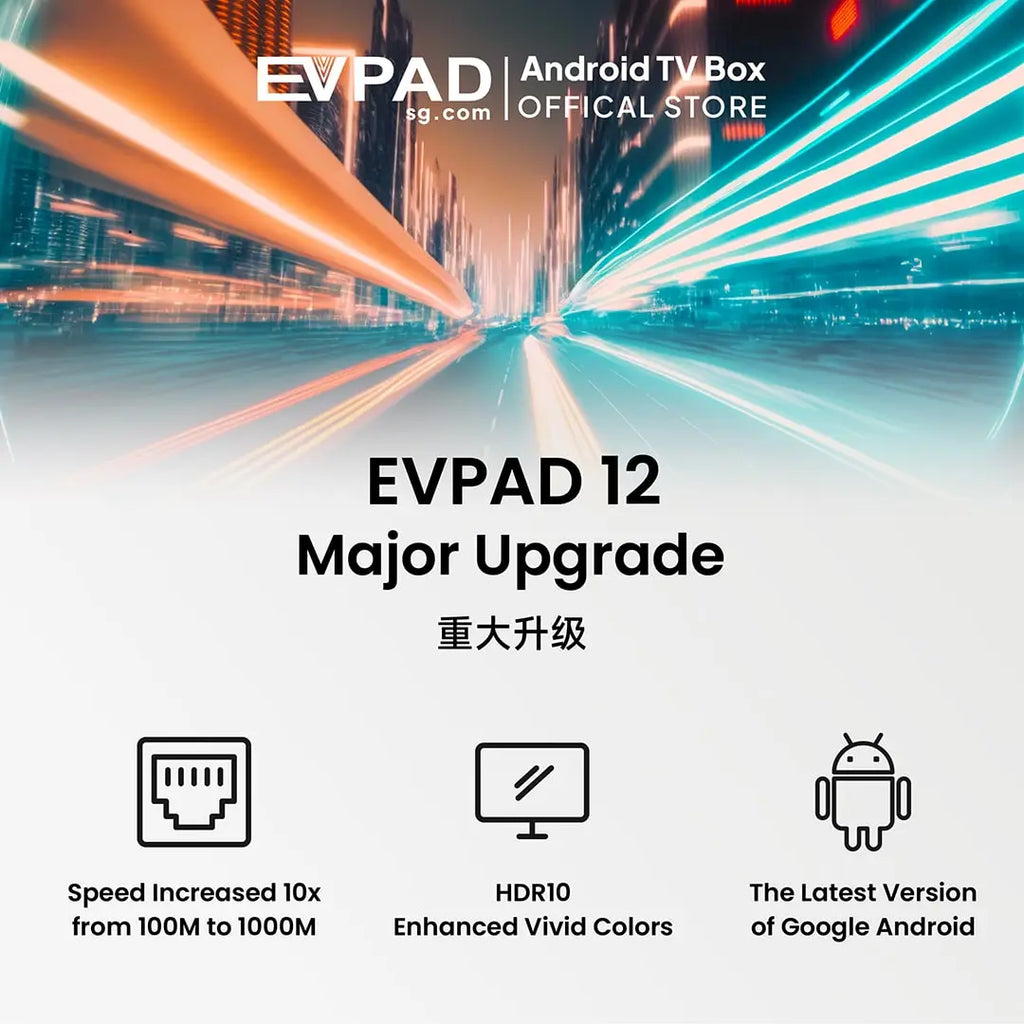 EVPAD 12P Android TV Box Merlion (Singapore Version)